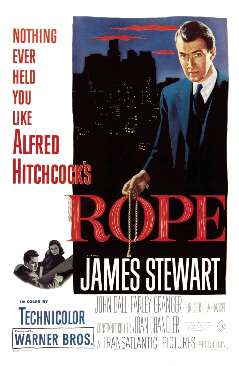 Poster for the movie "Rope"