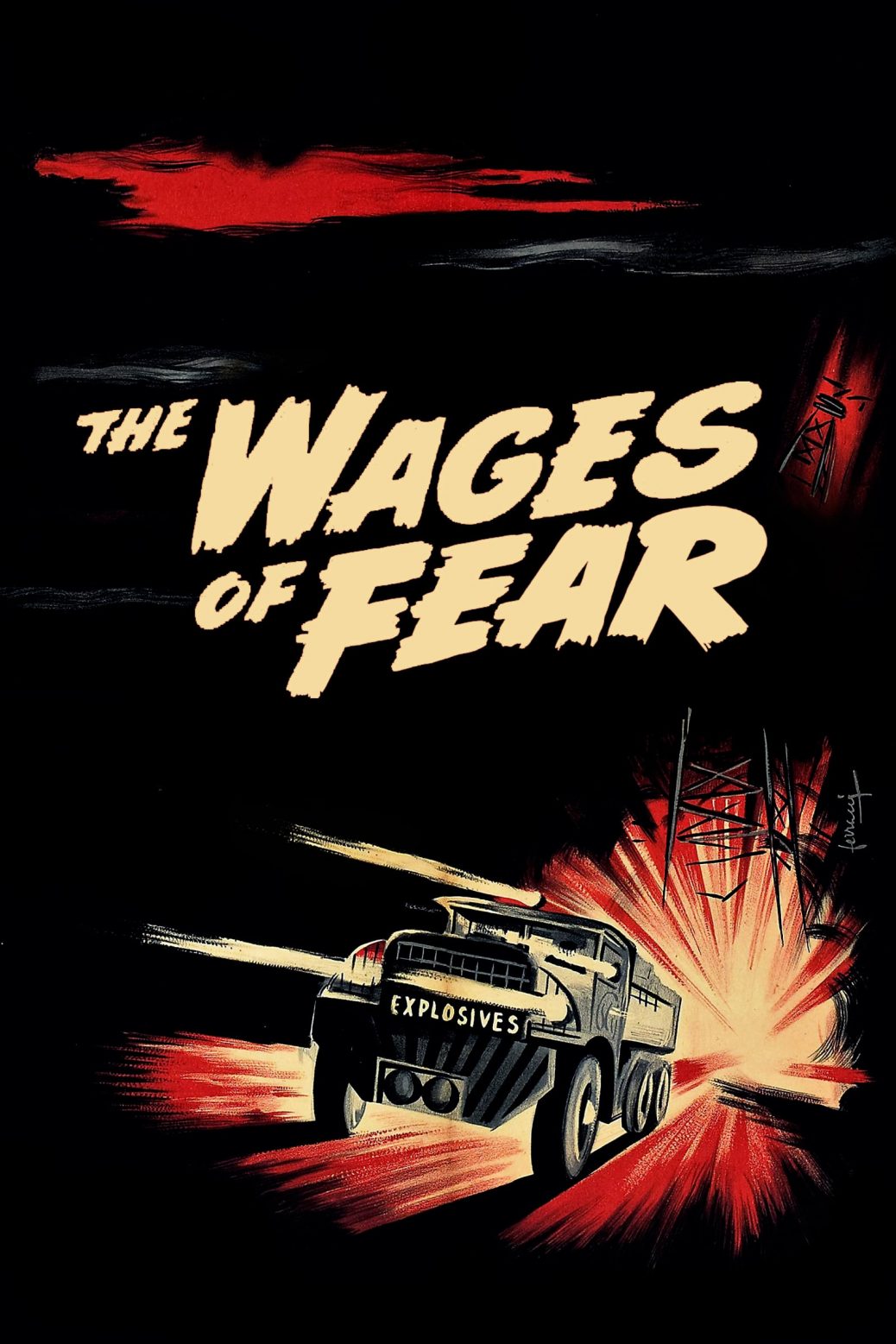Poster for the movie "The Wages of Fear"
