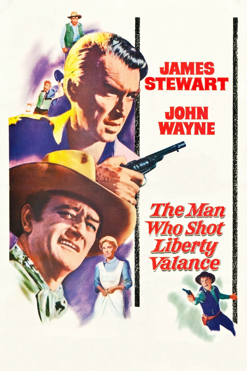 Poster for the movie "The Man Who Shot Liberty Valance"