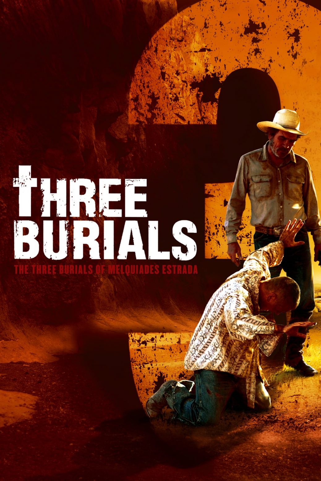 Poster for the movie "The Three Burials of Melquiades Estrada"