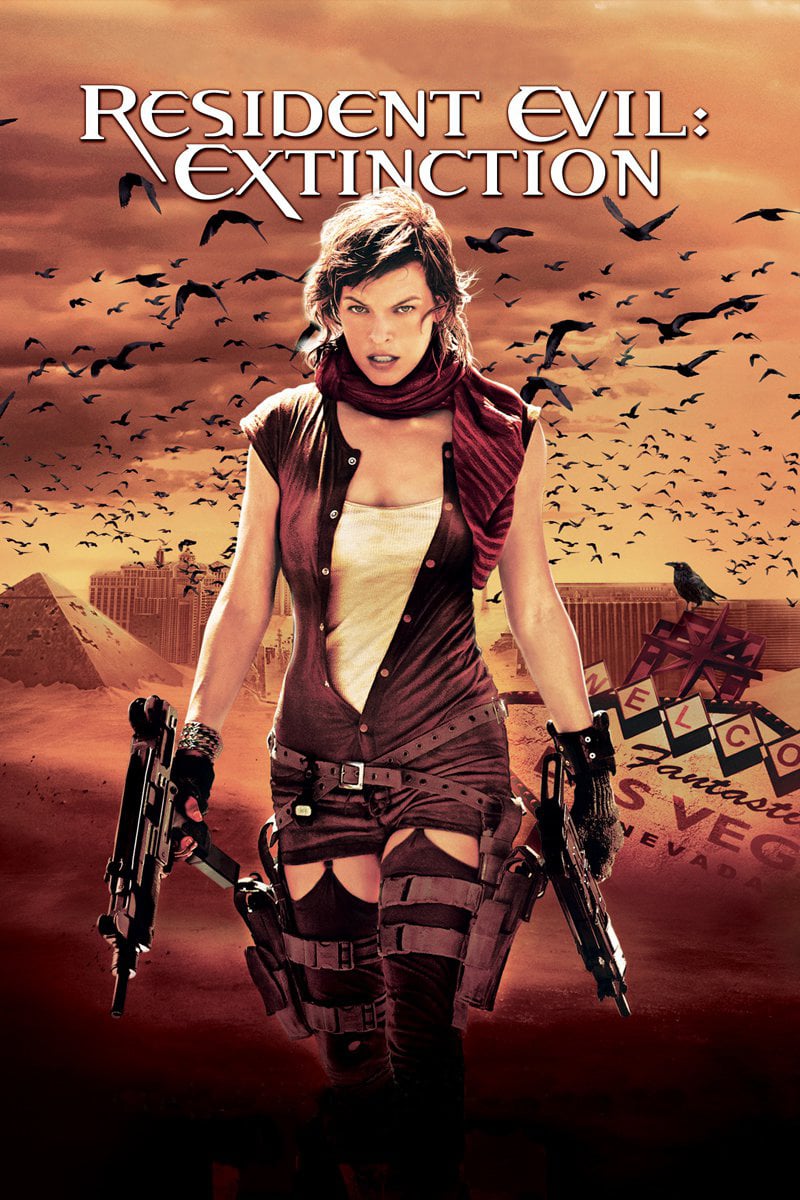 Poster for the movie "Resident Evil: Extinction"