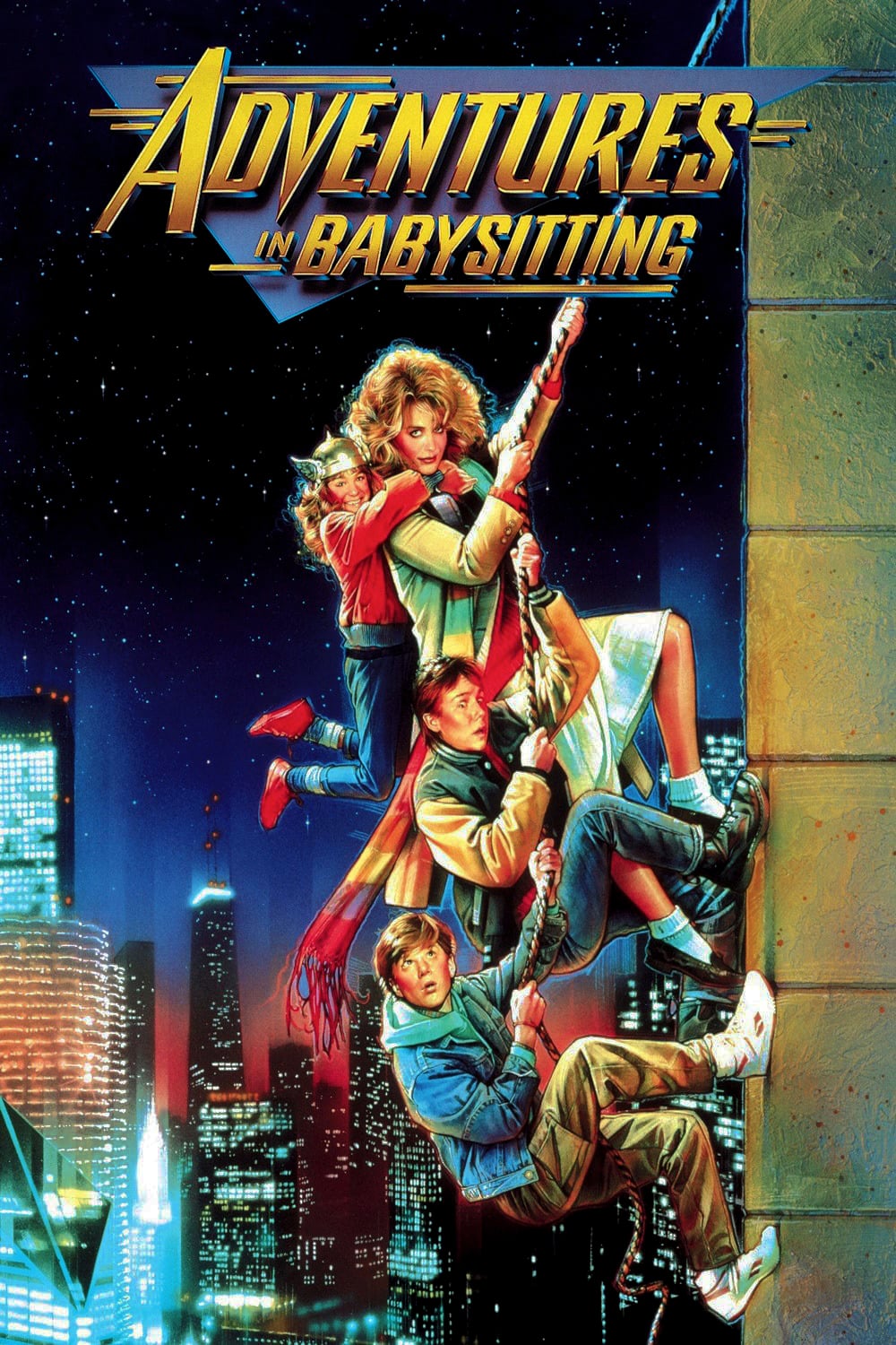 Poster for the movie "Adventures in Babysitting"