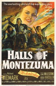 Poster for the movie "Halls of Montezuma"