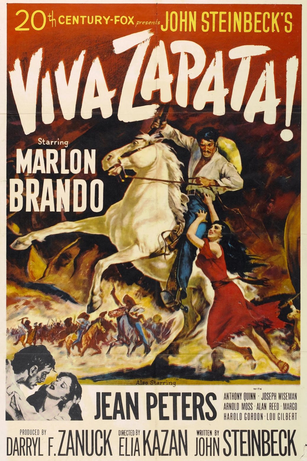 Poster for the movie "Viva Zapata!"