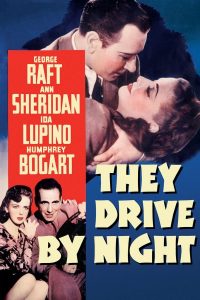 Poster for the movie "They Drive by Night"