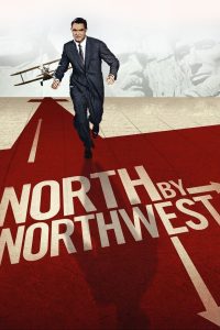 Poster for the movie "North by Northwest"