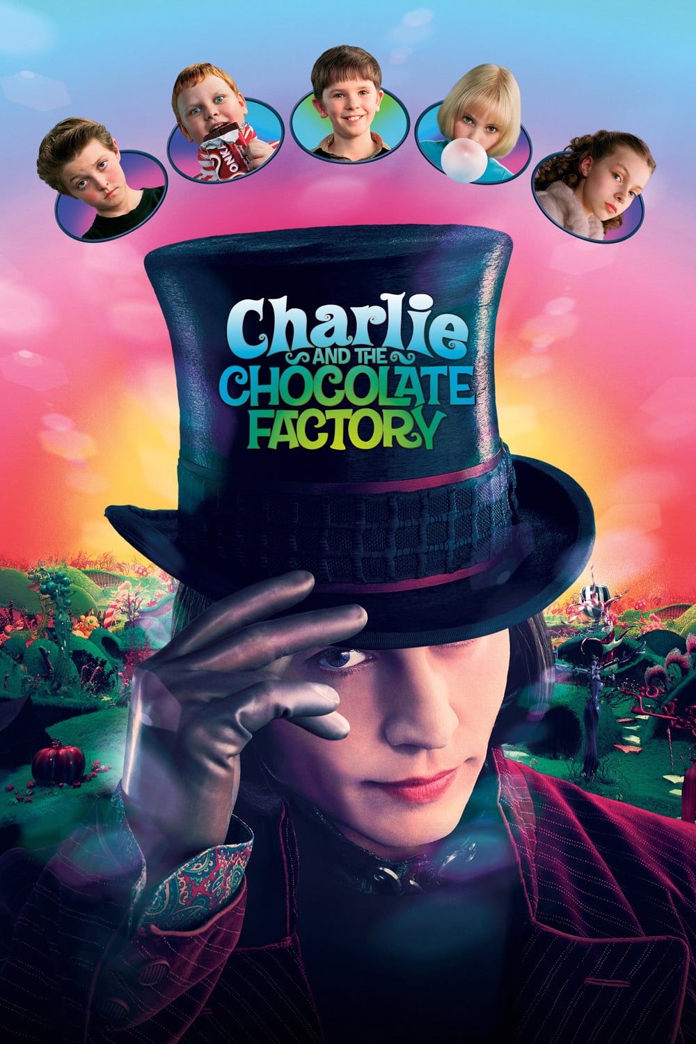 Poster for the movie "Charlie and the Chocolate Factory"