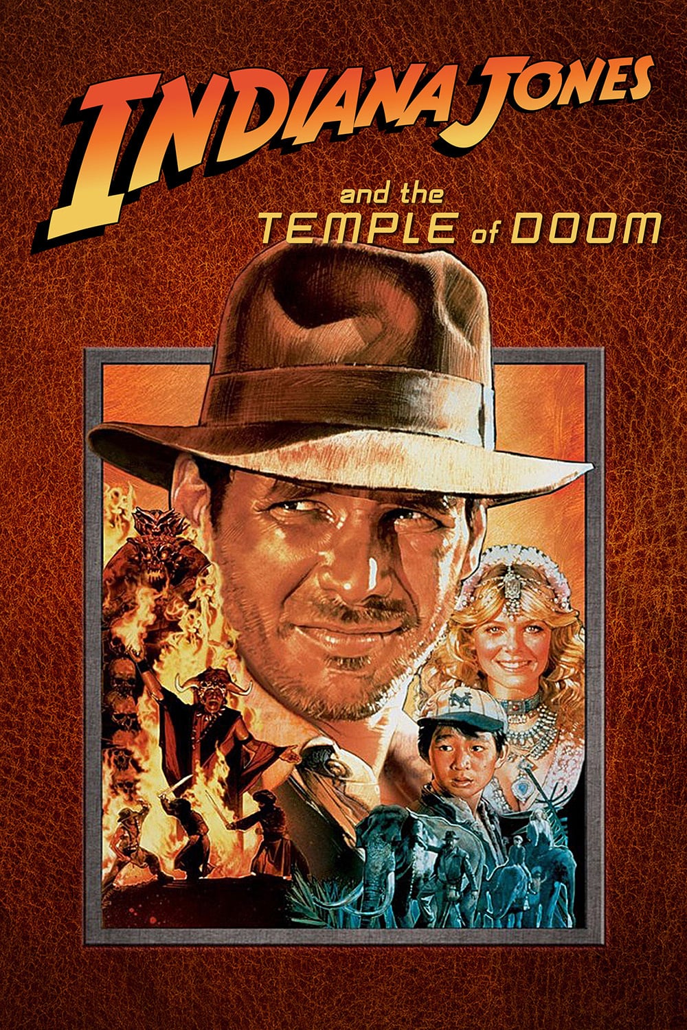 Poster for the movie "Indiana Jones and the Temple of Doom"