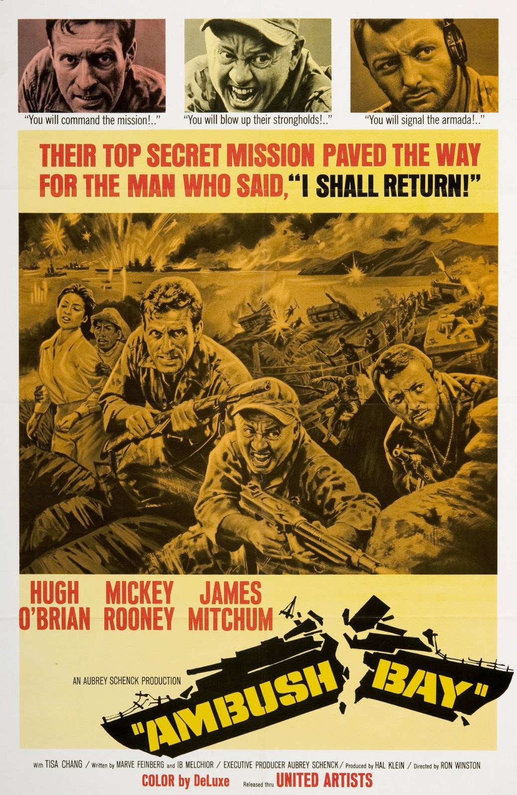 Poster for the movie "Ambush Bay"