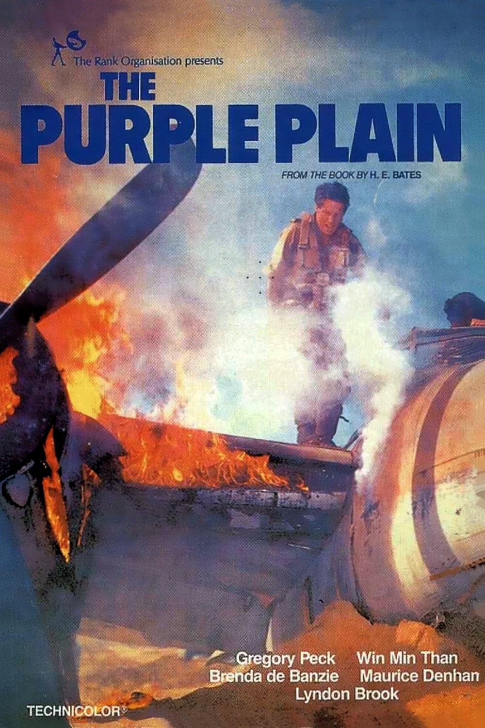 Poster for the movie "The Purple Plain"