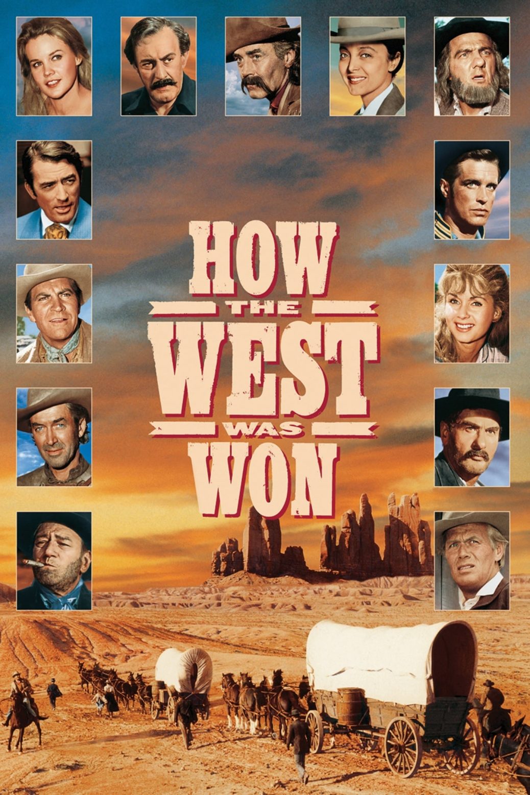 Poster for the movie "How the West Was Won"