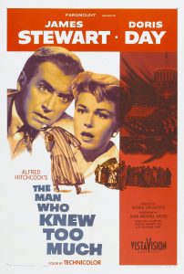 Poster for the movie "The Man Who Knew Too Much"