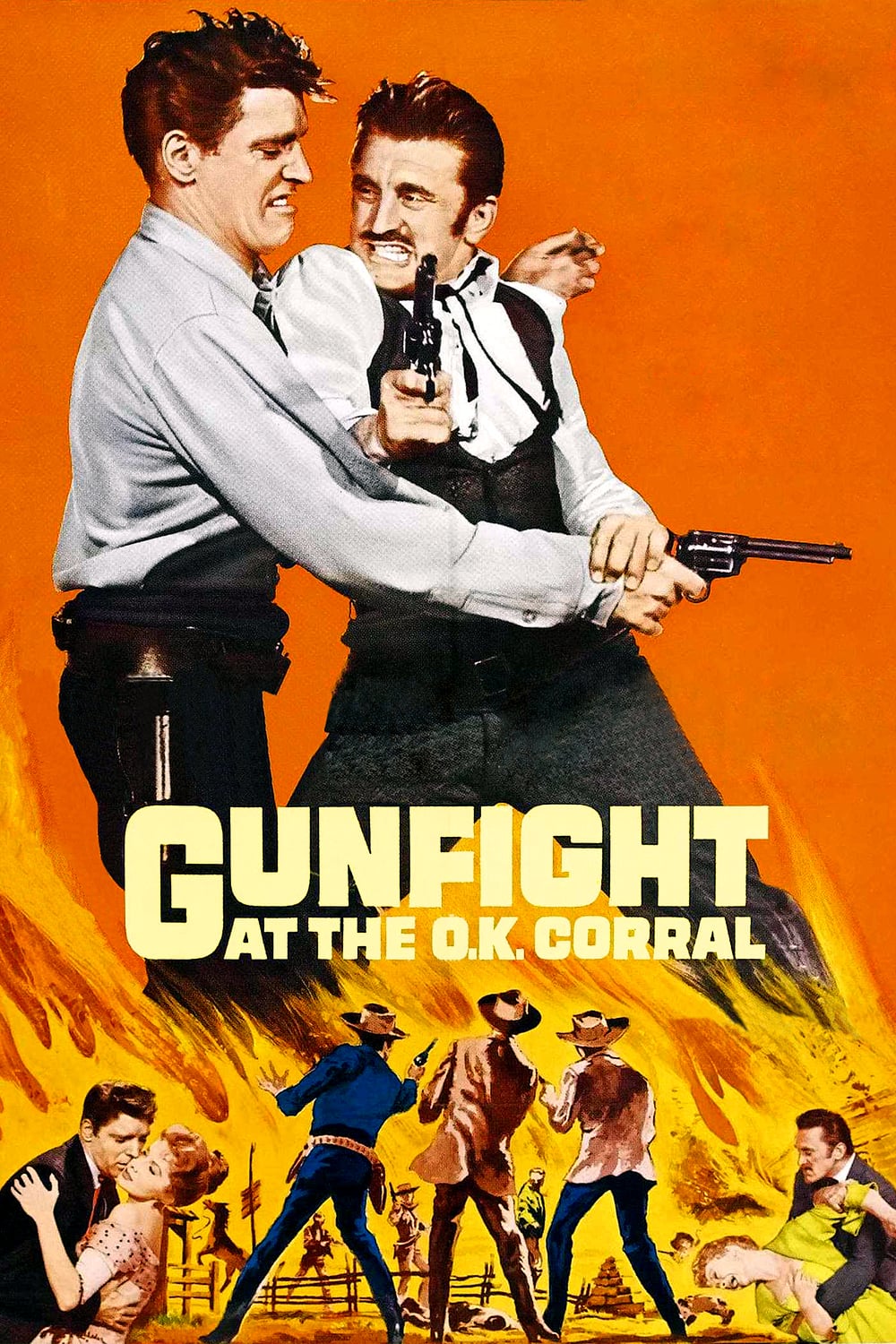 Poster for the movie "Gunfight at the O.K. Corral"