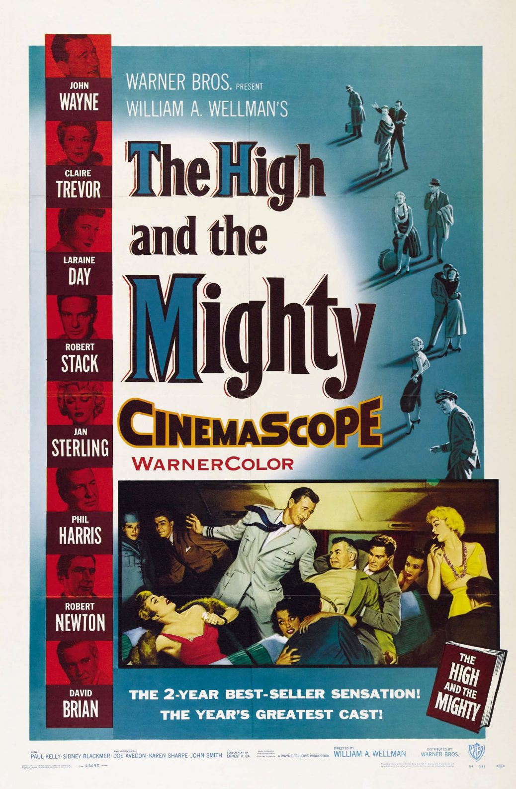 Poster for the movie "The High and the Mighty"