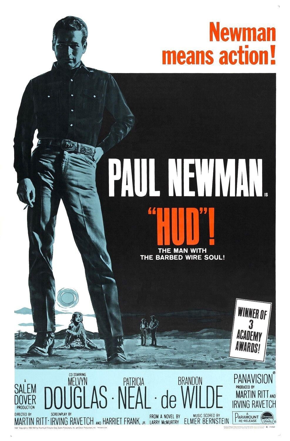 Poster for the movie "Hud"