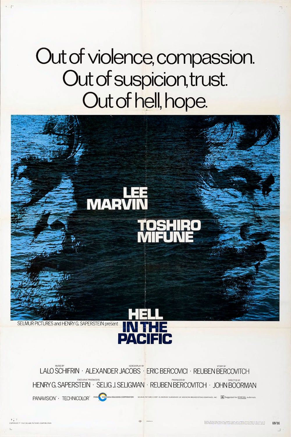 Poster for the movie "Hell in the Pacific"