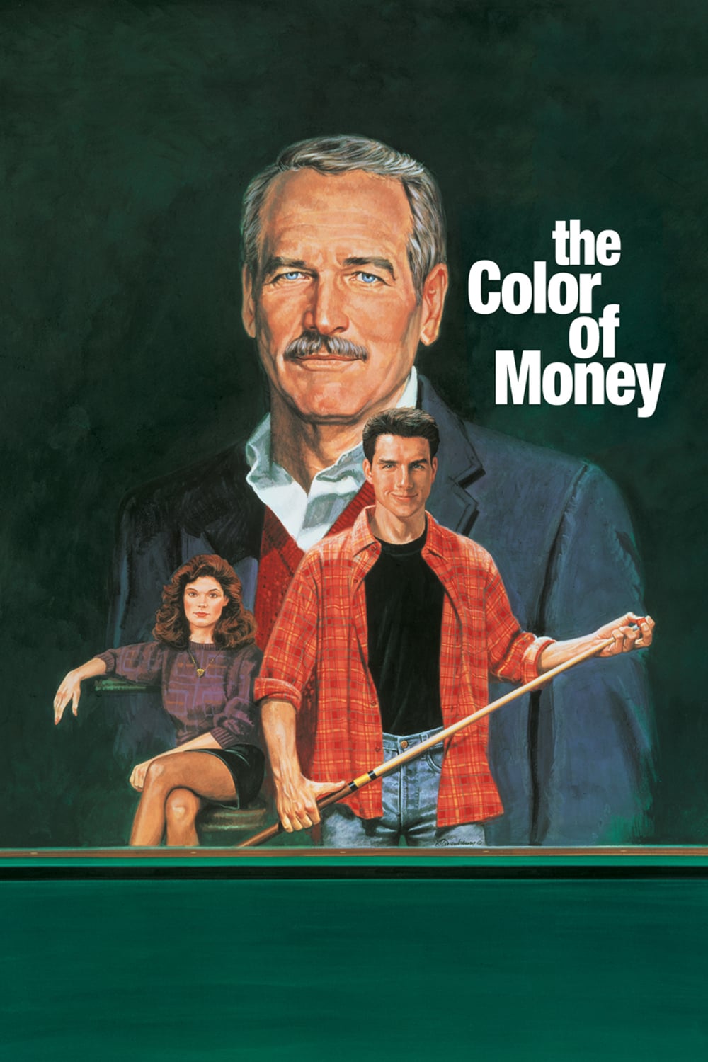 Poster for the movie "The Color of Money"