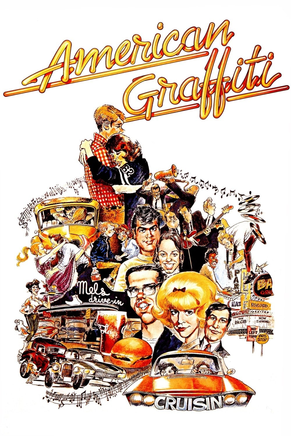 Poster for the movie "American Graffiti"