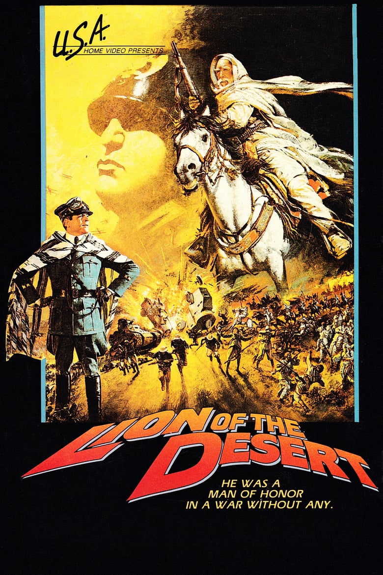 Poster for the movie "Lion of the Desert"
