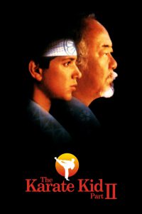 Poster for the movie "The Karate Kid Part II"