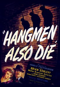 Poster for the movie "Hangmen Also Die!"