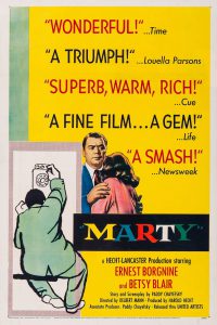 Poster for the movie "Marty"