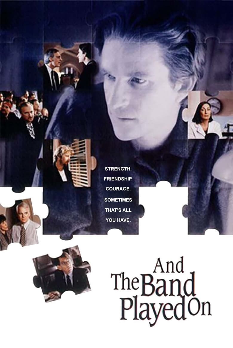 Poster for the movie "And the Band Played On"