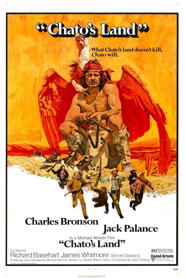 Poster for the movie "Chato's Land"