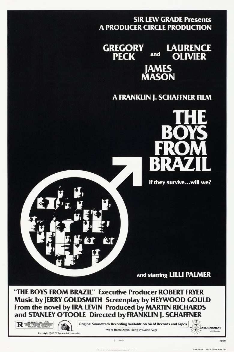 Poster for the movie "The Boys from Brazil"