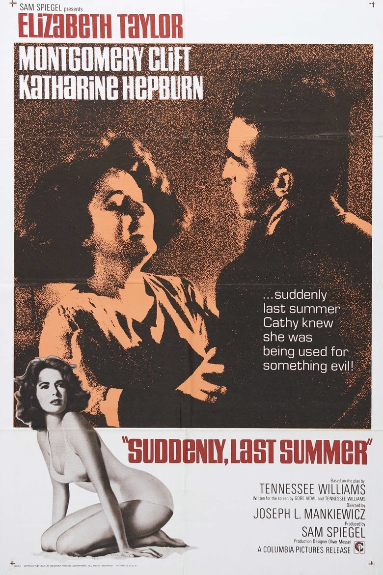 Poster for the movie "Suddenly, Last Summer"