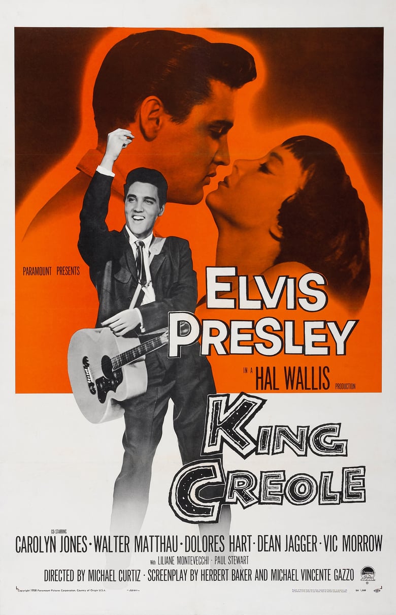 Poster for the movie "King Creole"