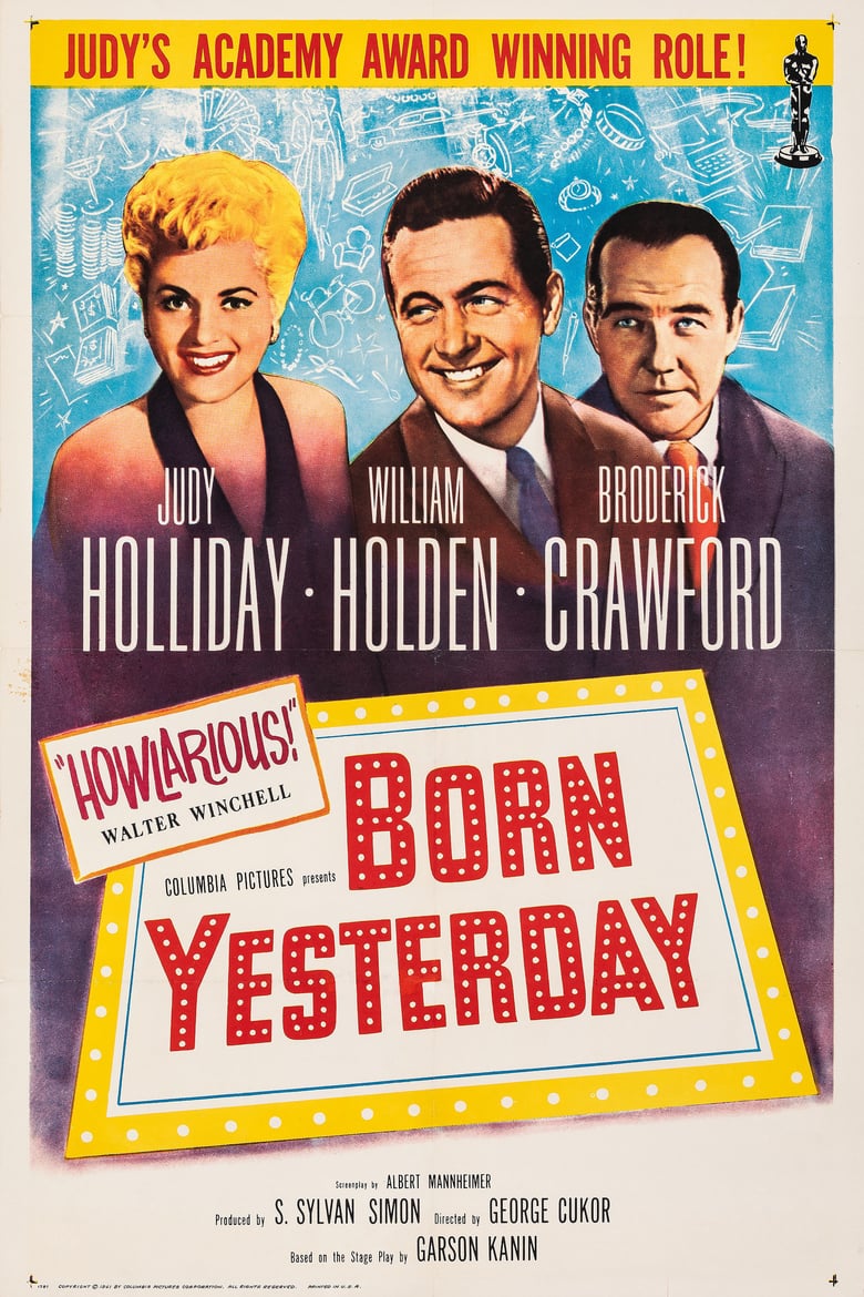 Poster for the movie "Born Yesterday"
