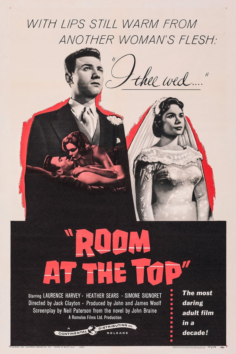 Poster for the movie "Room at the Top"