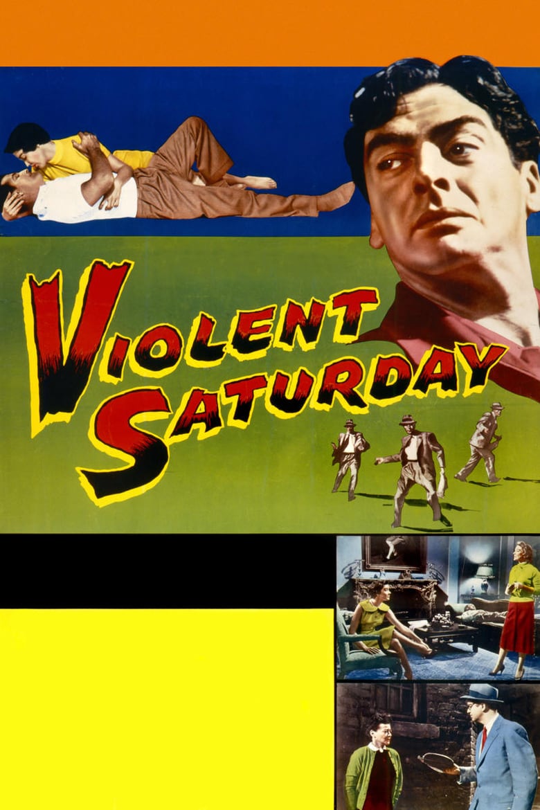 Poster for the movie "Violent Saturday"