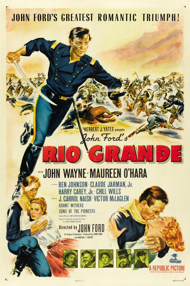 Poster for the movie "Rio Grande"