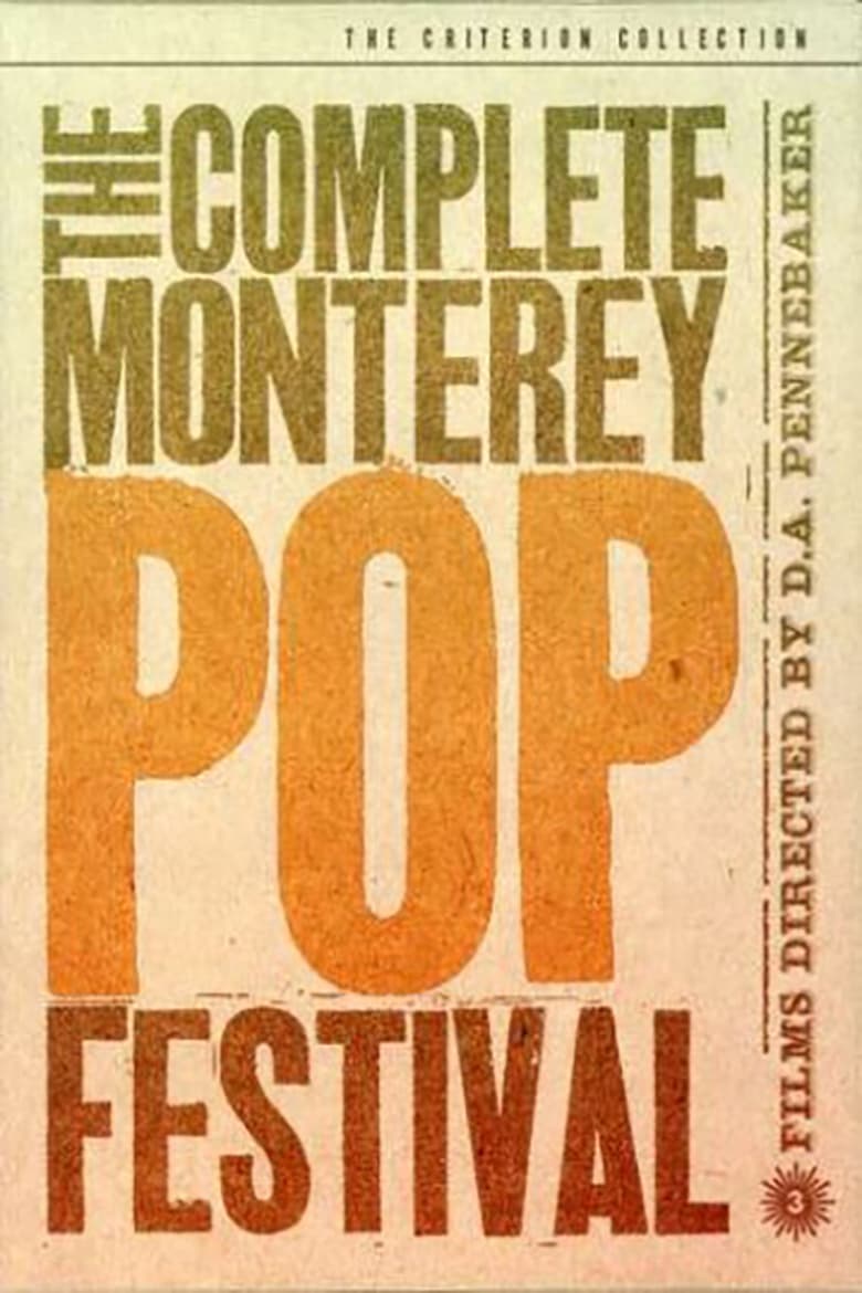 Poster for the movie "The Complete Monterey Pop Festival"