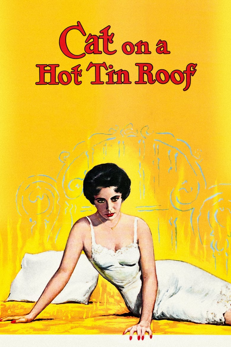 Poster for the movie "Cat on a Hot Tin Roof"