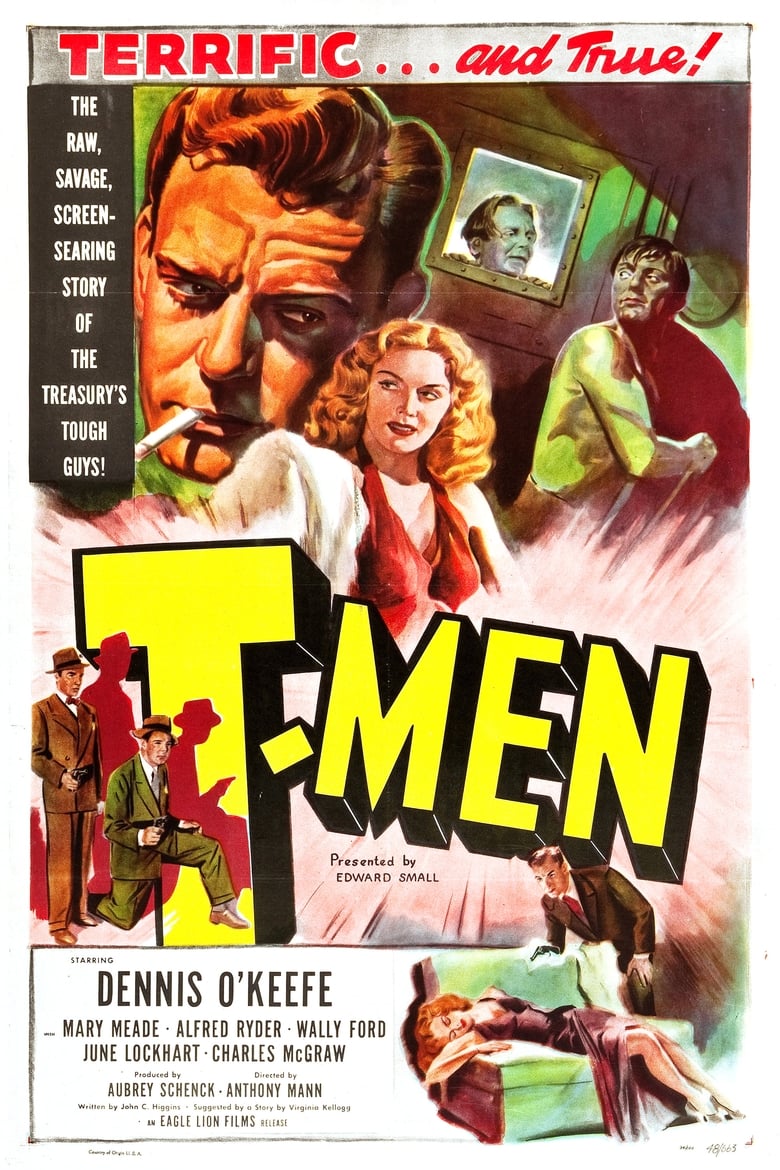 Poster for the movie "T-Men"