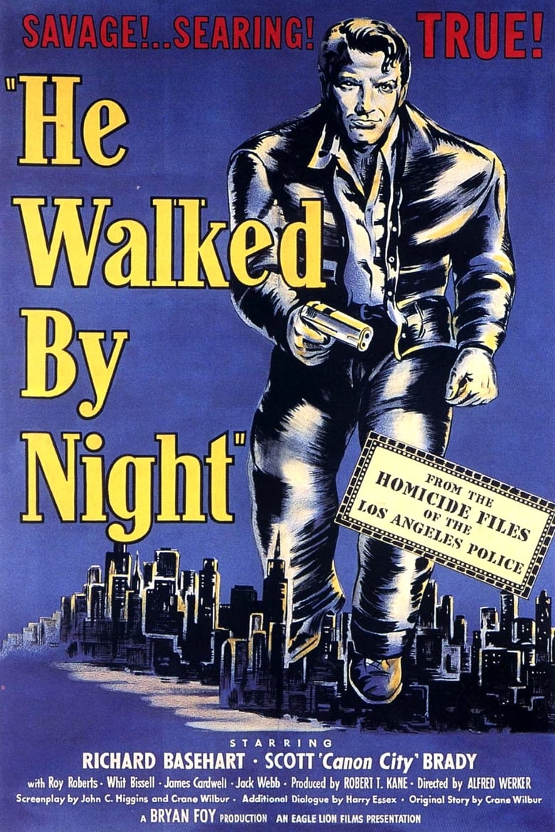 Poster for the movie "He Walked by Night"