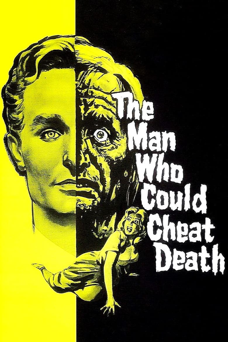 Poster for the movie "The Man Who Could Cheat Death"