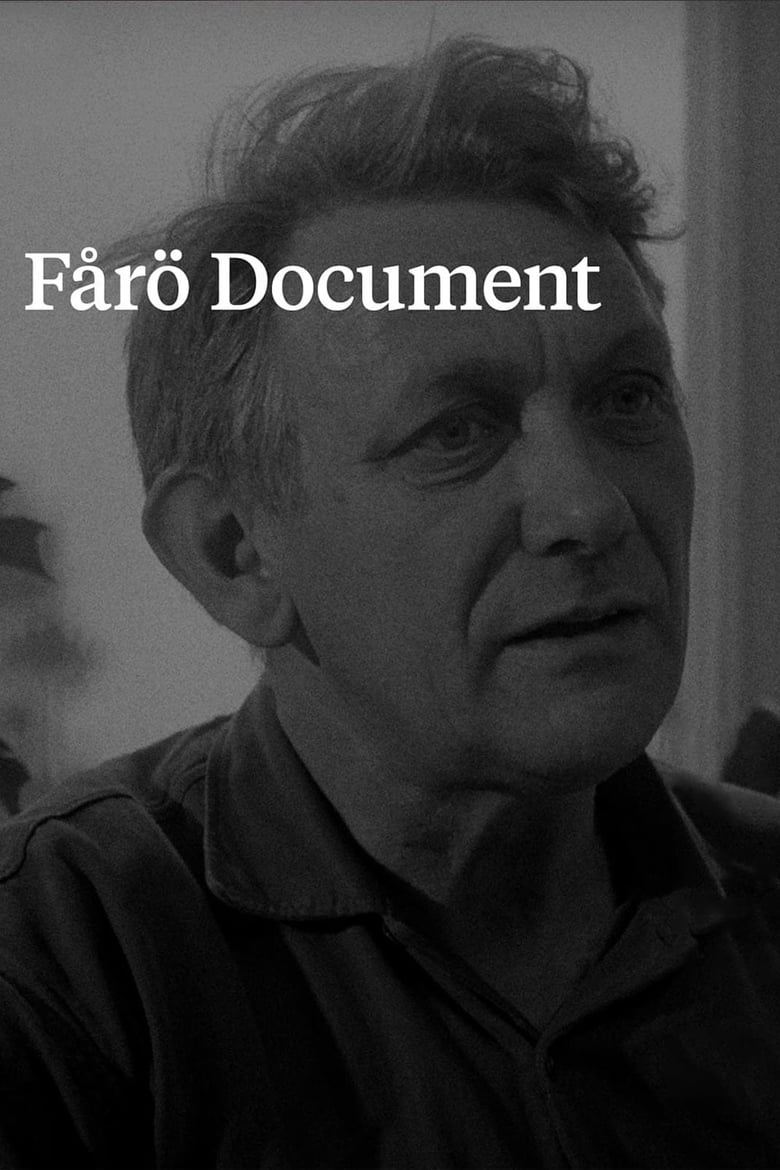 Poster for the movie "Fårö Document"