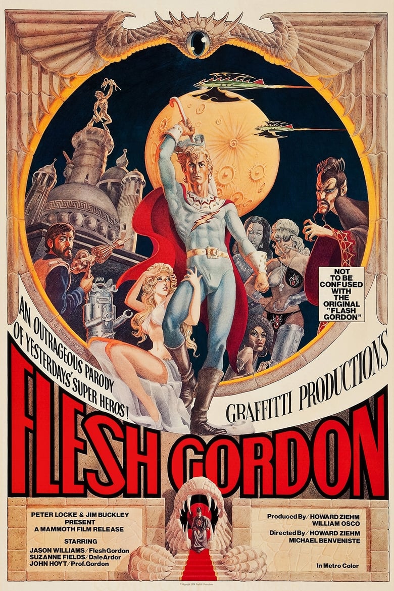 Poster for the movie "Flesh Gordon"