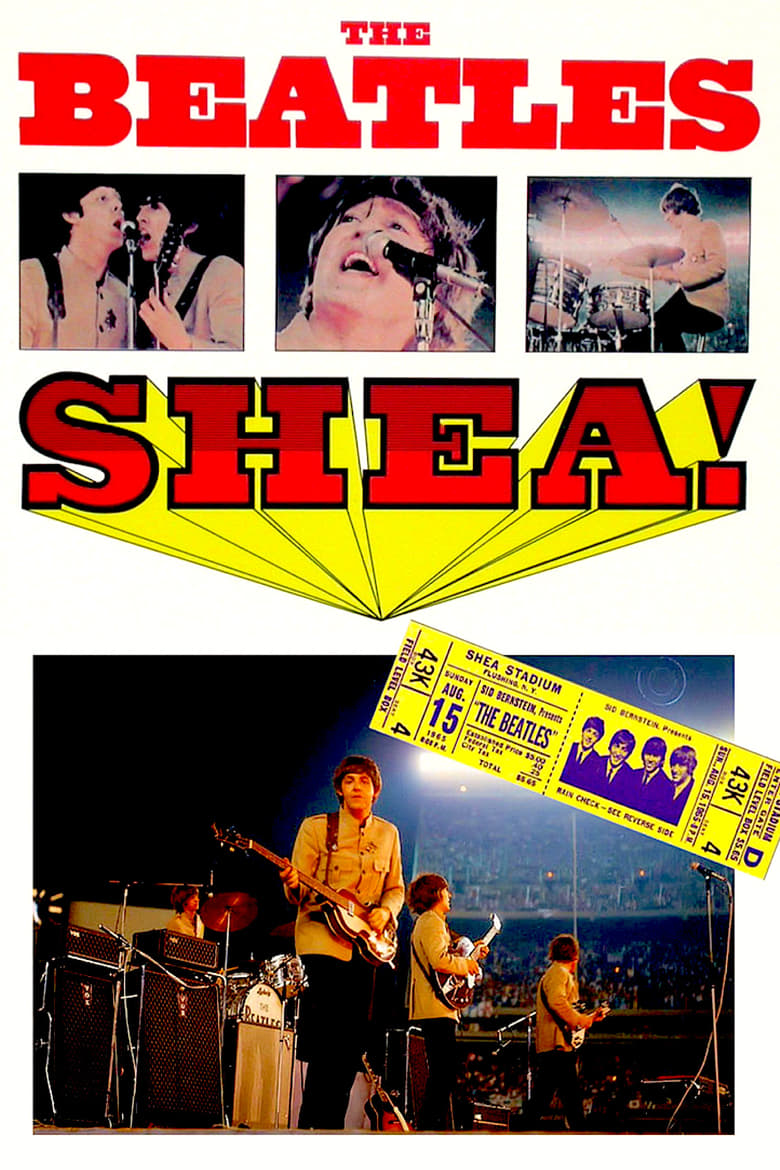 Poster for the movie "The Beatles at Shea Stadium"