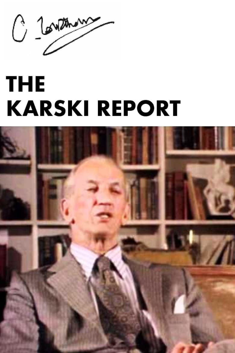 Poster for the movie "The Karski Report"