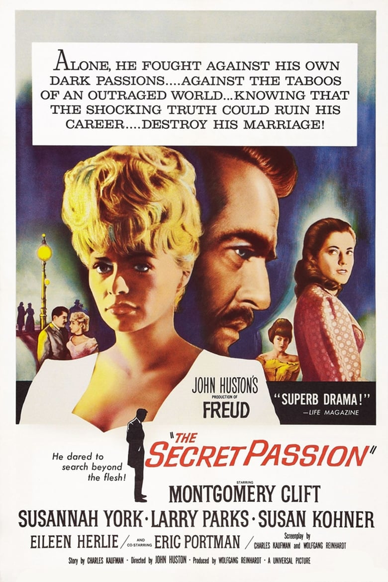 Poster for the movie "Freud: The Secret Passion"