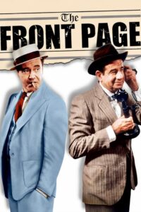 Poster for the movie "The Front Page"