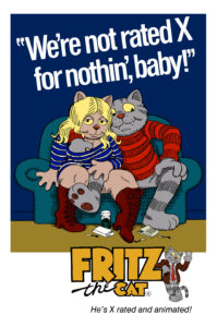 Poster for the movie "Fritz the Cat"