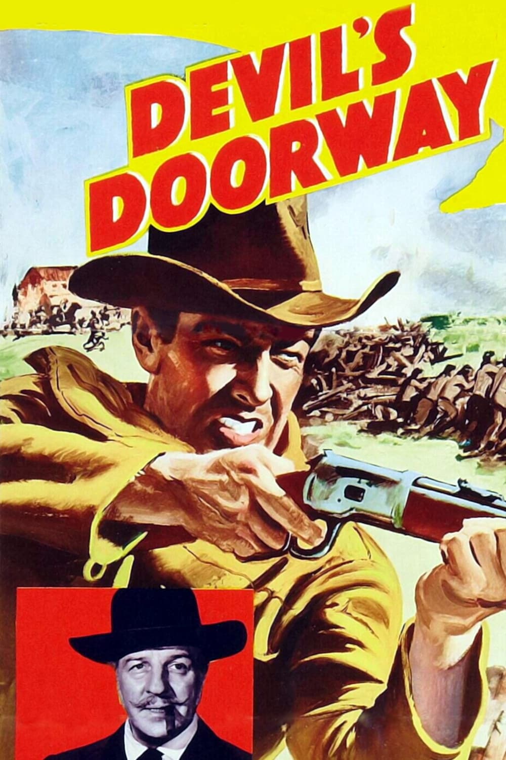 Poster for the movie "Devil's Doorway"